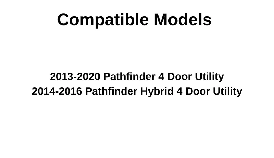 Fits 2013-2020 Nissan Pathfinder Tailgate Rear Window Back Glass Heated Foto 3 de 4