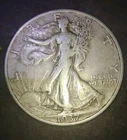 1937 -S Walking Liberty half dollar Silver Coin