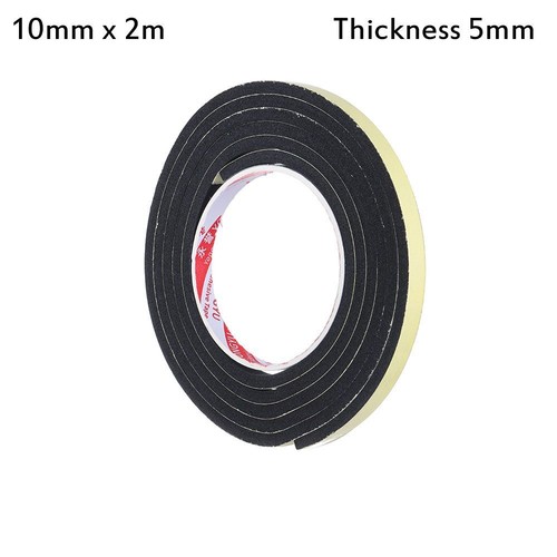 Window Door Rubber Strip Tape Single Sided Adhesive Foam Sponge Seal Strip - Picture 23 of 27