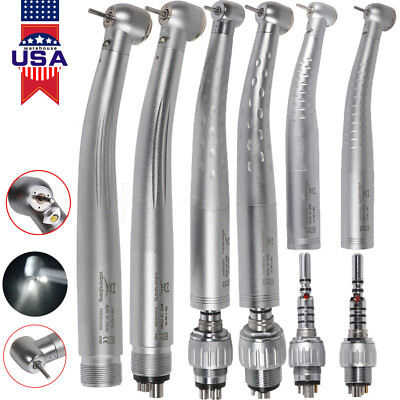 KaV Style Dental High Speed 4/6Hole (Quick Connect) (LED) Push Button Handpiece