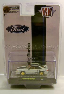 ミニカー Ford Mustang FR500C 1987 '87 FORD MUSTANG GT COBRA JET FOXBODY TWIN TURBO CHASE CAR M2