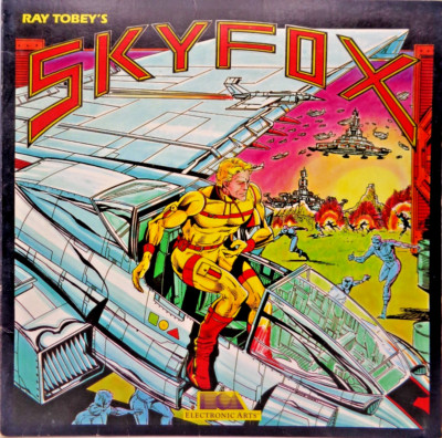 COMMODORE 64/128 -- SKYFOX (ELECTRONIC ARTS - DISK) U.S. RELEASE