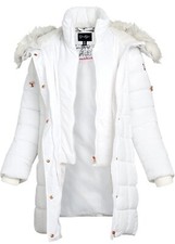 Jessica Simpson Long White Winter Coat. Xl New With Tags