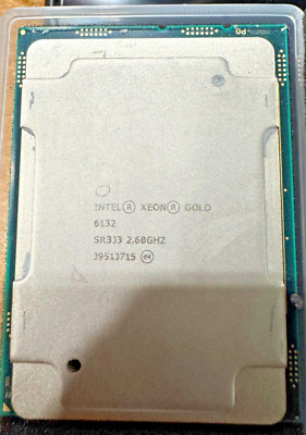 Intel Xeon Gold 6132 2.60GHz  14-Core CPU / SR3J3