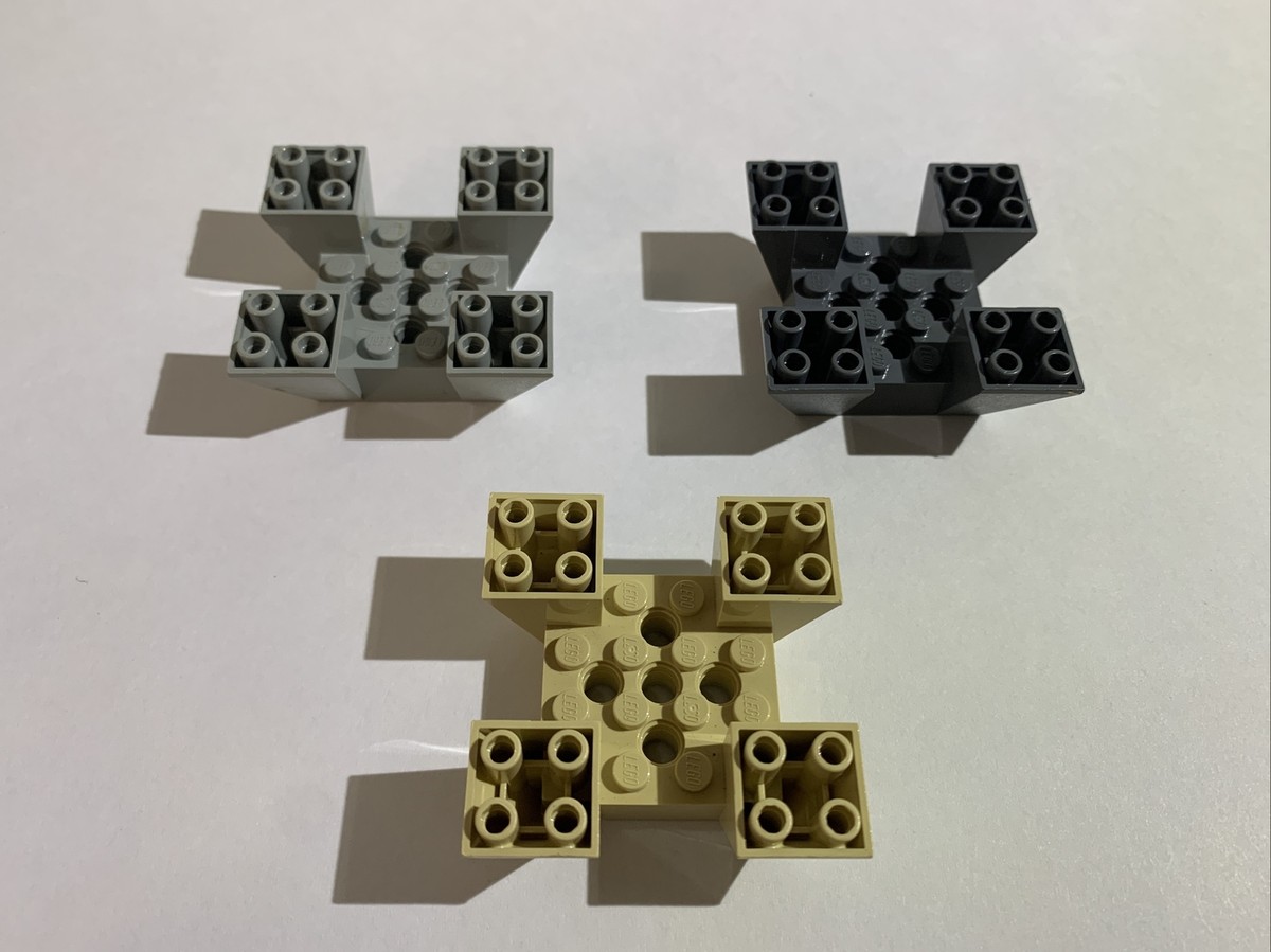 Lego Part 30373 (1pc) Slope, Inverted 65 6x6x2 Quad with Cutouts