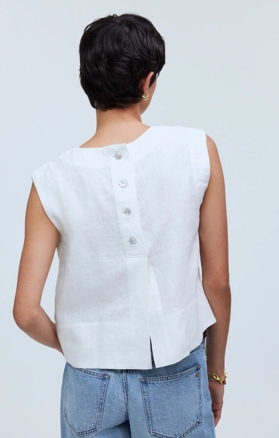 (取寄) メイドウェル レディース リブド ボートネック タンク Madewell women Ribbed Boatneck Tank Eyelet White Women's Madewell Ribbed Boatneck Tank | Zappos.com