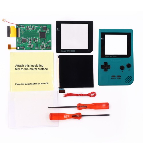 GameBoy Pocket GBP Backlight LCD Retro Pixel Super Large Display HighLight Kits - Picture 16 of 29