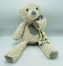 Scentsy Buddy Serena Sleepy Bear Plush With Lovey Blanket White Gray