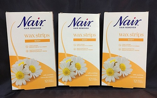 ABOXOV 5 x NAIR sanfter Körper langlebig (16) Wachsstreifen mit Kamillenextrakt - Bild 3 von 5