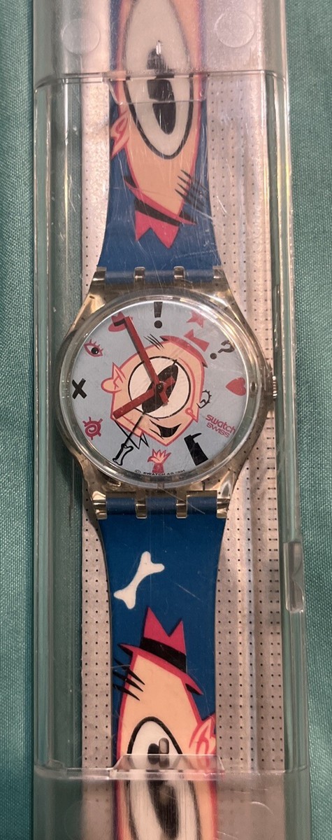 Swatch: GULP (1991 GK139) Big Eye Designed by Massimo Giacon New