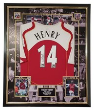 2005 FA CUP WINNERS Framed Thierry Henry Signed Shirt Autograph Jersey