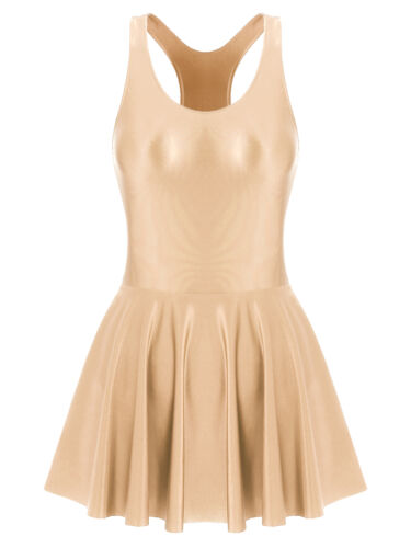 Vestido de golf de tenis brillante para mujer sin mangas cuerpo de carreras vestidos deportivos - Imagen 83 de 109