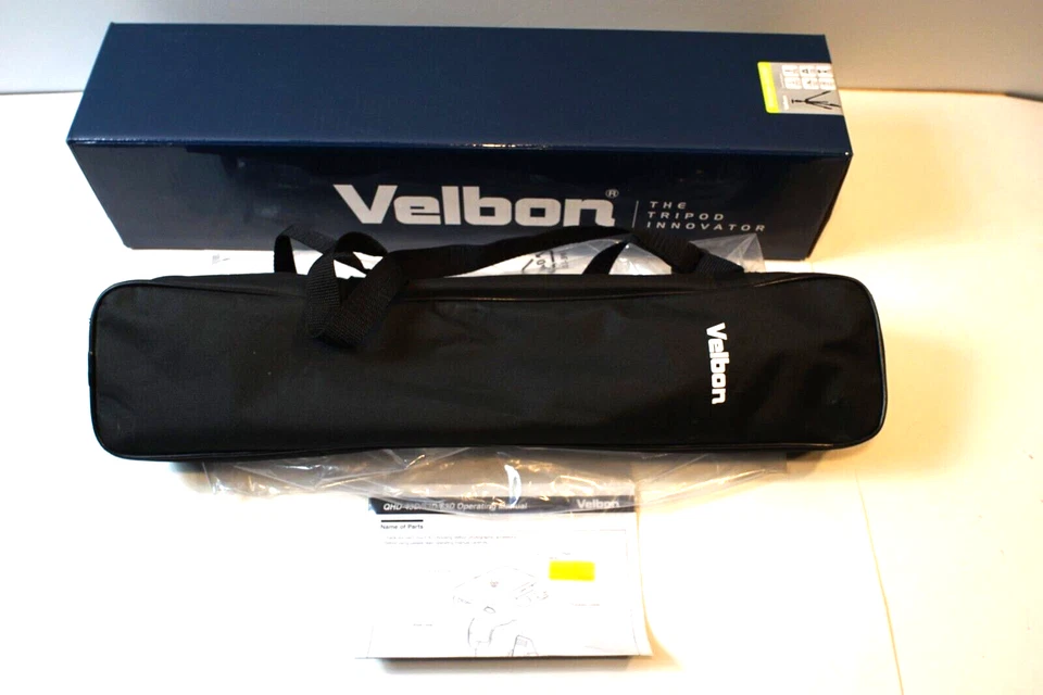 New Velbon Sherpa 6430D Aluminum Combo Tripod with QHD-63D Ball Head - Image 4 of 4