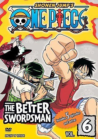 ONE PIECE - VOLUME 6 - THE BETTER SWORDSMAN (DVD) NEW FACTORY SEALED - Picture 1 of 1