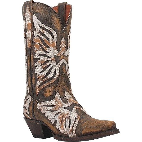 Camperos donna stivali texani tipo western nero in vera pelle liscia