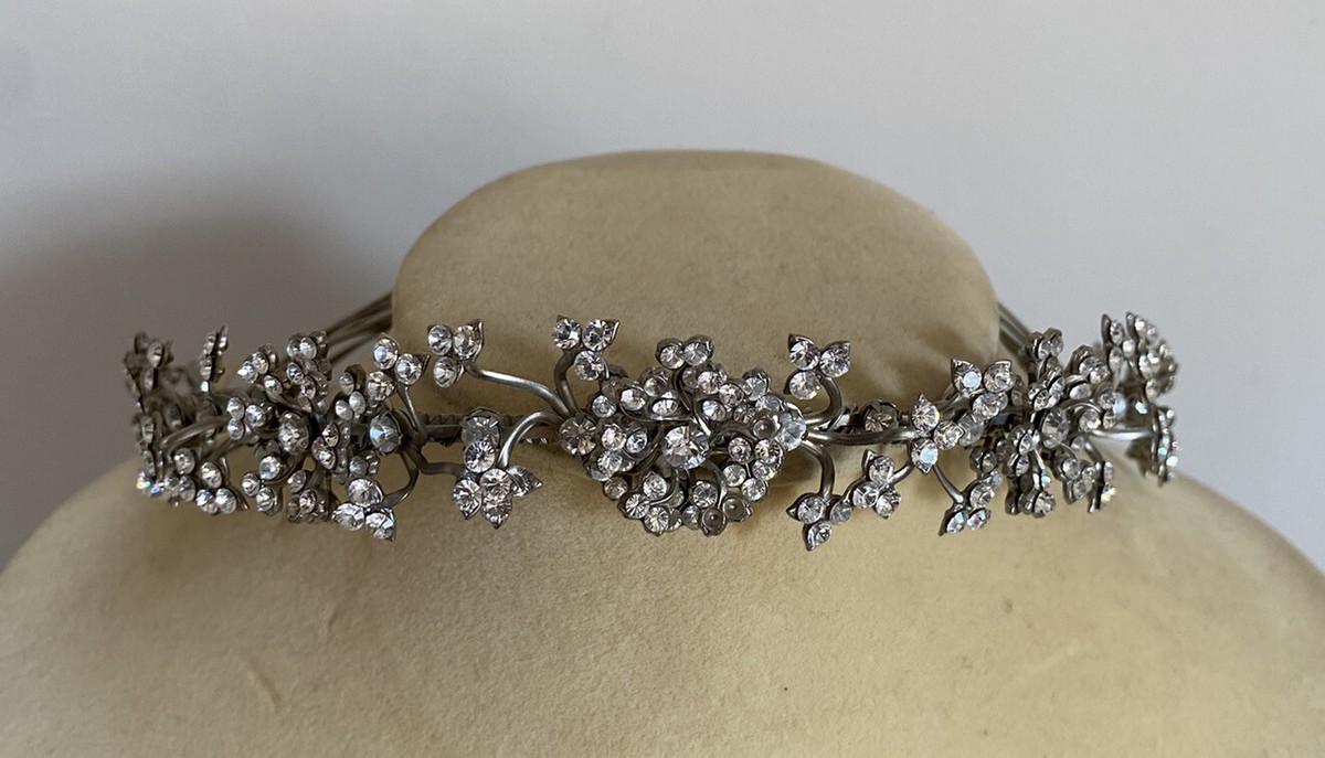 Tiara vintage by Debra Moreland Paris By Debra Moreland Bridal Tiara Crown Ivory Pearl  main image 2