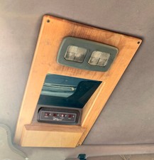 Rare 1997 Ford Delegant Conversion Van Ovrhd Wood Console Lights Switch Panel