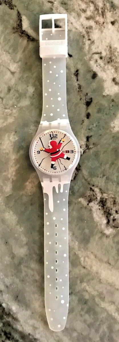 Swatch outlet santa watch