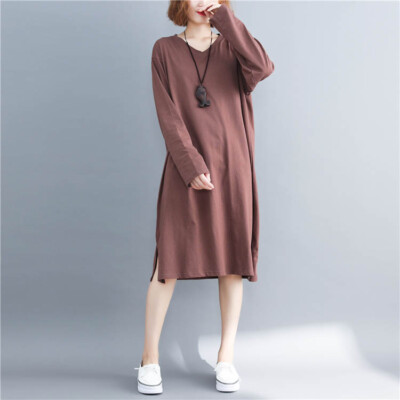 white christmas dresses Women's 100% Organic Cotton T-Shirt Dress main image 0