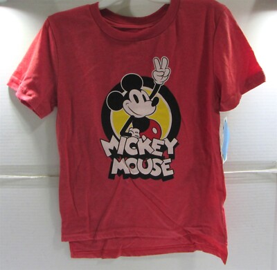 Mickey junior Girls Red Tshirt size 18M