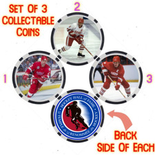 VIACHESLAV FETISOV - HOCKEY HALL OF FAME - COLLECTABLE COIN SET