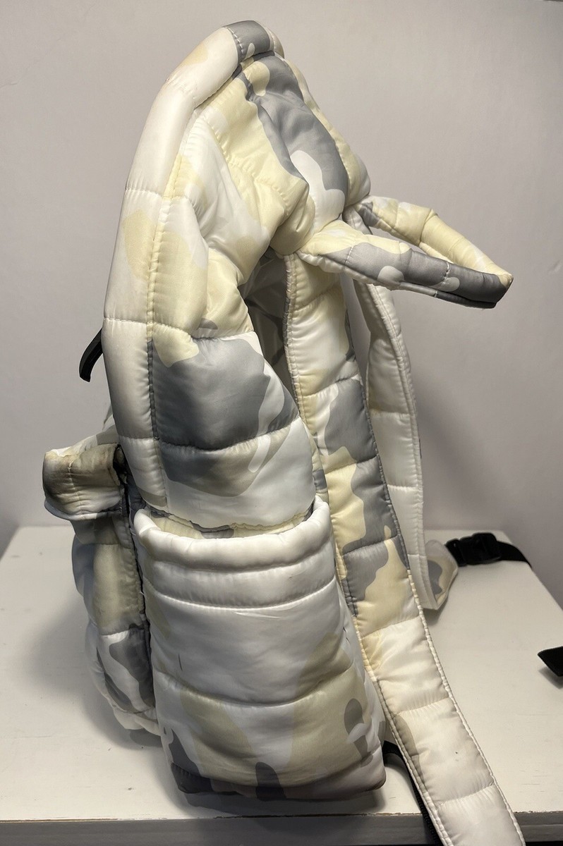 Rossignol UO Exclusive Puffer Backpack Bag White Camo Nylon  display picture 3