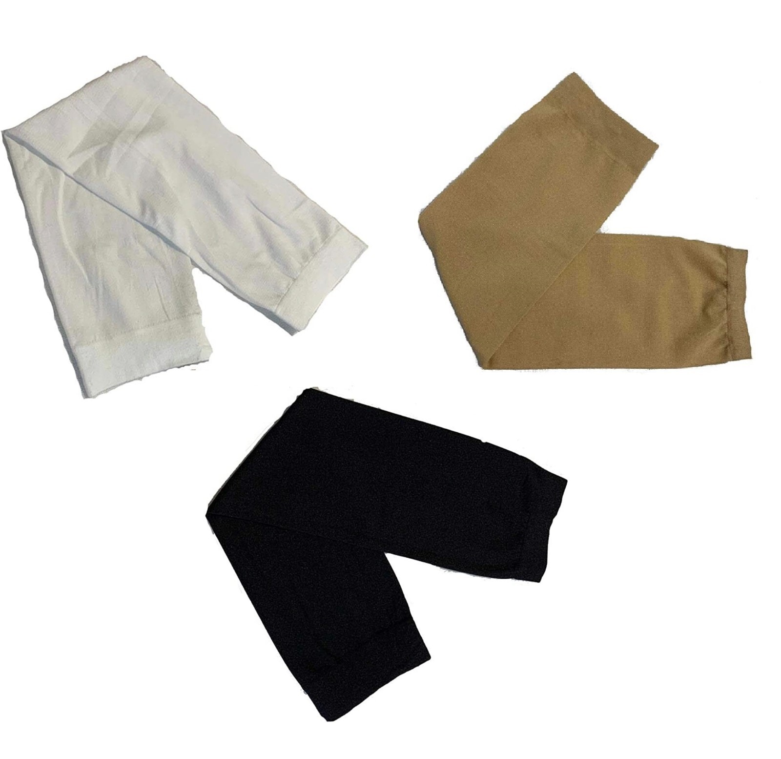 3 x SLEEVES MUSLIM ISLAMIC GLOVES ARM COVER STRETCHY FABRIC ABAYA