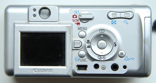 Canon PowerShot A400 3.2MP Compact Digital Camera Silver Bronze DISPLAY BROKEN - Picture 4 of 14