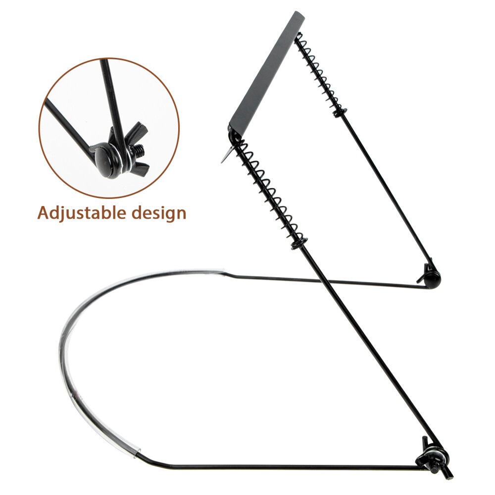 10Hole Harmonica Holder Neck Rack Clip Stand Metal Mouth Organ Harp