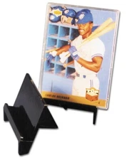 (Pack of 6) Pro-Mold Trading Card Stands BLACK Holds Trading Cards, Small Photos
