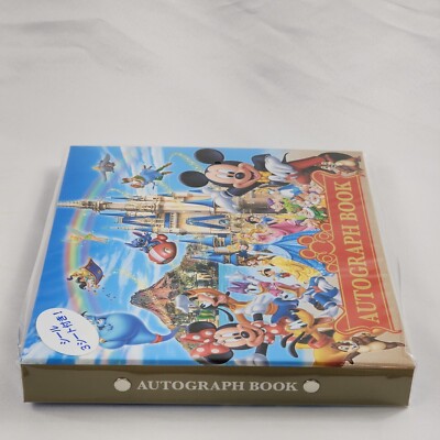 Tokyo Disney Resort Autograph Book with Stickers and Pen New