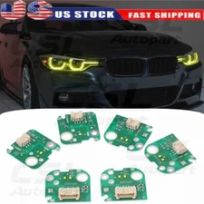FOR BMW F30 3 SERIES CSL YELLOW LED HEADLIGHT DRL MODULE 2016-2018 LCI US