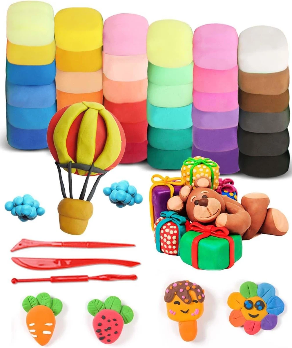 36 Colors Air Dry Clay Ultra Light and Air Dry Clay for Children