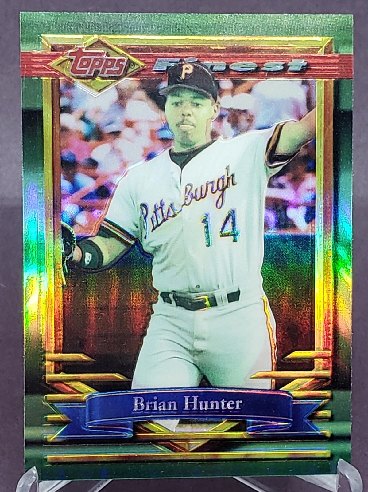 Brian Hunter Refractor #315 1994 Finest Baseball