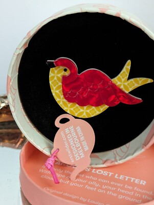 Erstwilder Anouk's Lost Letter Resin Brooch-NWT Fan Favorites 2024