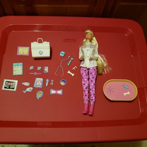 barbie vet backpack