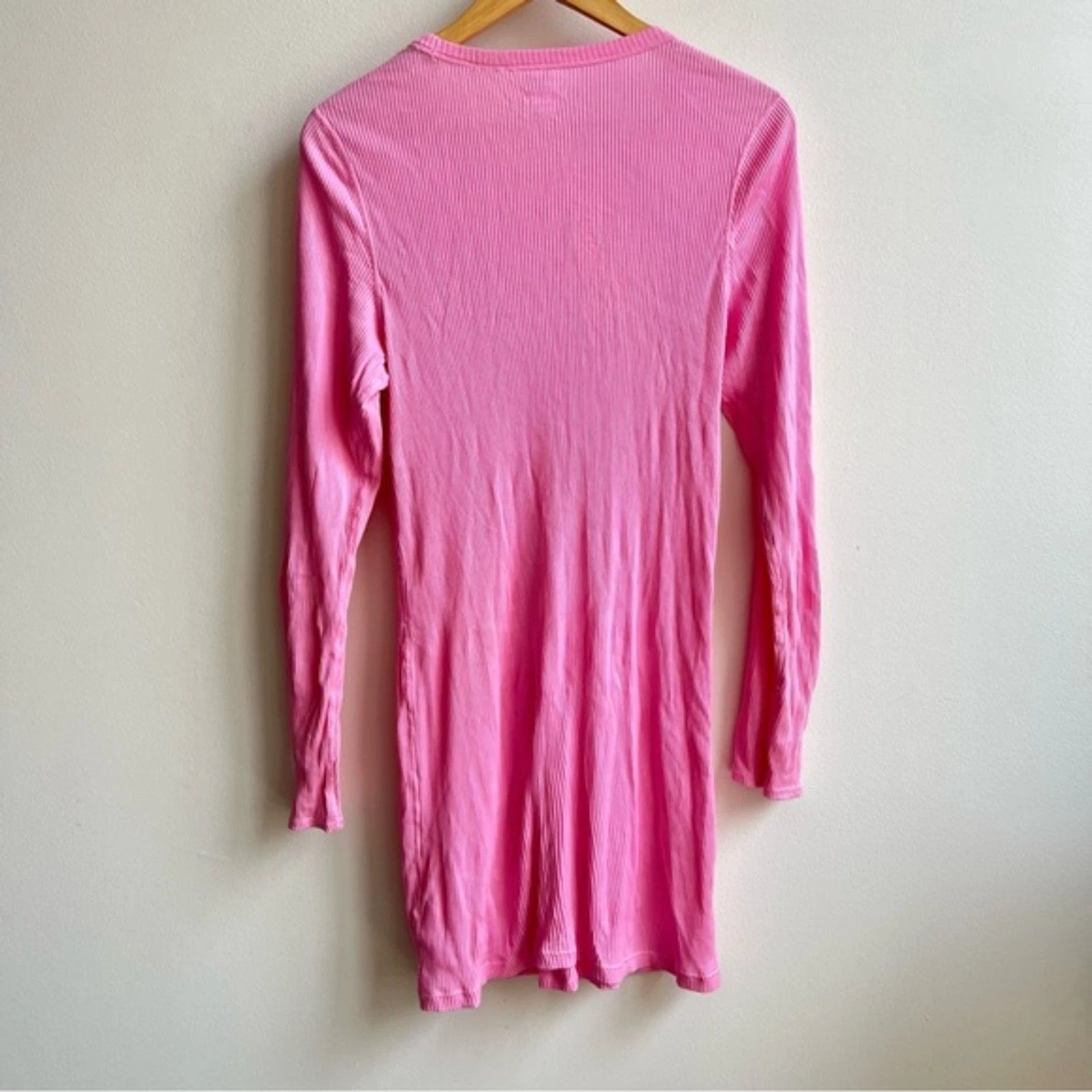 Bodywear Alexander Wang rosa manica lunga sexy taglia X Large *difettoso*