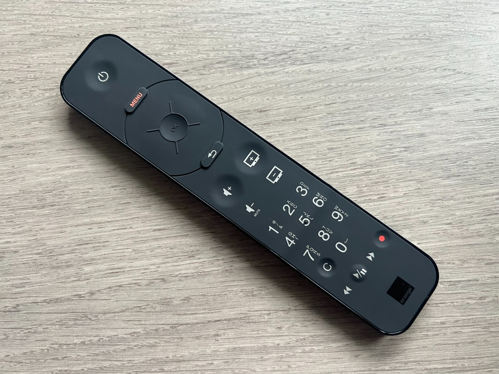 Télécommande Orange TV4 neuve de remplacement noire pour décodeur TV d'Orange