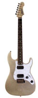 JET GUITARS JS-500 SIS E-Gitarre, silver sparkle