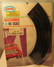 Aurora TJet 9" Radius 1/4 Circle Pair of Curve Tracks MOC 1963 1219