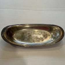 Vintage Reed Barton 4948 Silver Plated Serving Dish Tray 13”