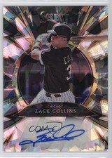 2020 Select Sparks Signatures Cracked Ice Prizm 16/25 Zack Collins Auto 00li