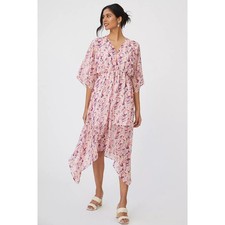 New Anthropologie Hutch Augusta Midi Dress  $198 SMALL PETITE Abstract