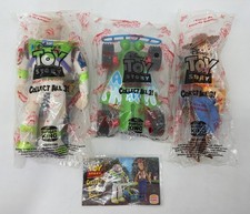 DISNEY TOY STORY BURGER KING 1996 WOODY BUZZ RC CAR COMPLETE SET