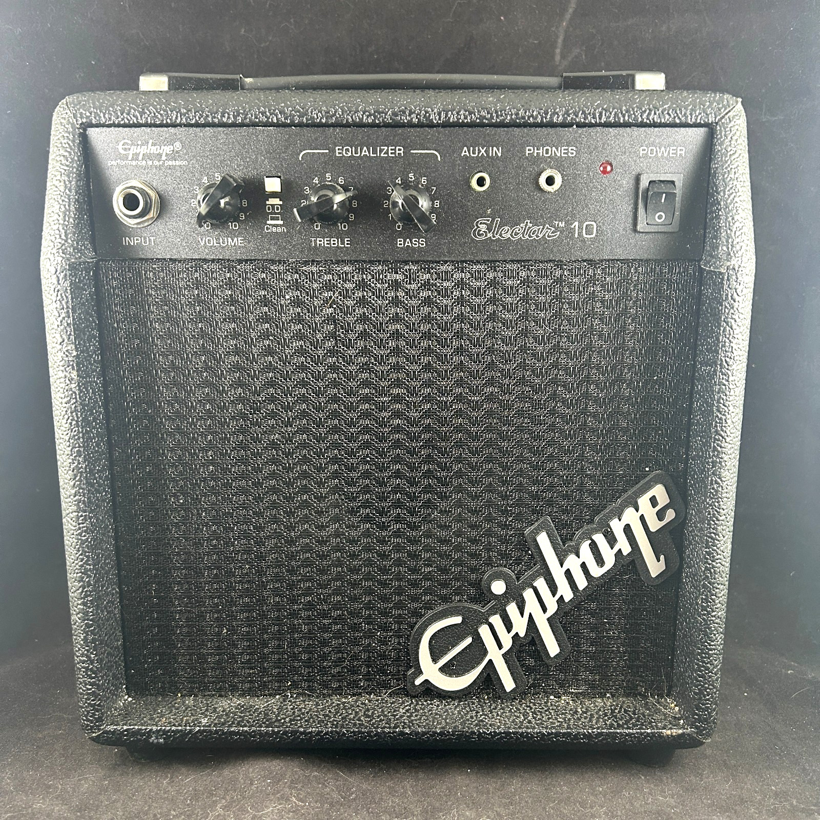 EPIPHONE BLACK MODEL ELECTAR 10 ELECTRIC GUITAR AMP AMPLIFIER - NO POWER CABLE
