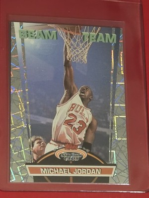 RARE 1992-93 Topps Stadium Club Beam Team Michael Jordan Members