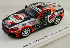 Spark  Abarth 124 Rally RGT Rally Monte Carlo 2019  1:43 Car Pre-built Model