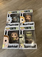 Rick And Morty Funko Pop Set Of 4