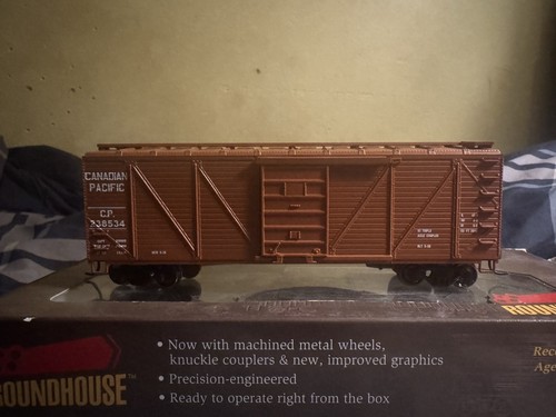Coche de carga HO Roundhouse 40’ de una sola funda, Canadian Pacific #238534, RTR y nuevo en caja | Zustand: New