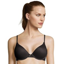 Maidenform Comfort Devotion Tshirt Shaping Underwire Bra Black 32C